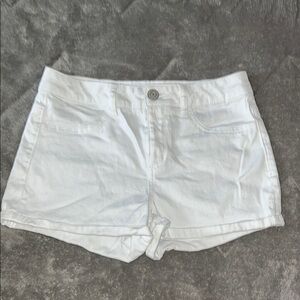 SO White Jean Shorts size 5